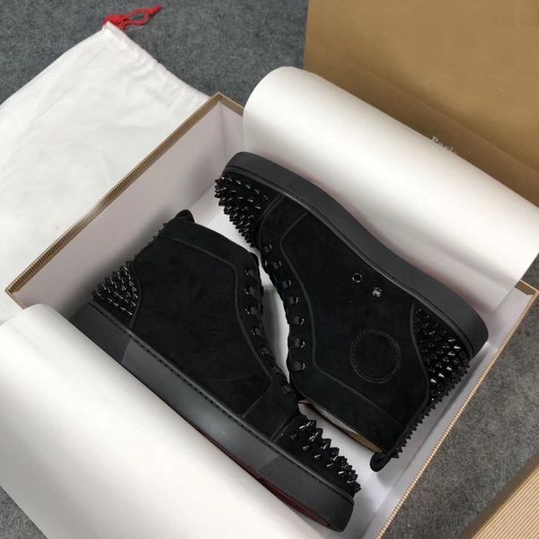 fashion luxury designer spikes iii men red bottom sneaker suede leather casual shoes party,wedding outdoor red sole trainers eu35-47, Black
fashion luxury designer spikes iii men red bottom sneaker suede leather casual shoes party,wedding outdoor red sole trainers eu35-47, Black