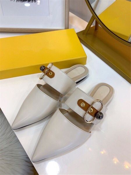 brand women flat slippers genuine leather lady slippers buckle sandals loafers, Black
brand women flat slippers genuine leather lady slippers buckle sandals loafers, Black