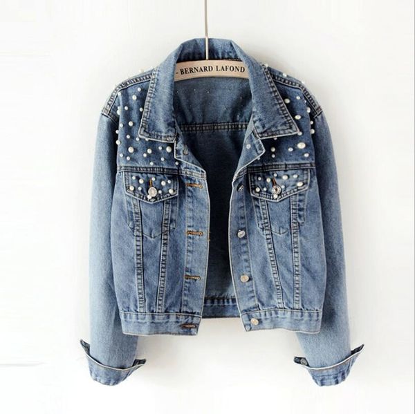 pearl beading short denim jackets women wash long sleeve vintage casual jean jacket denim coat 2020 women jeans coat plus size 5xl w1020, Black;brown
pearl beading short denim jackets women wash long sleeve vintage casual jean jacket denim coat 2020 women jeans coat plus size 5xl w1020, Black;brown