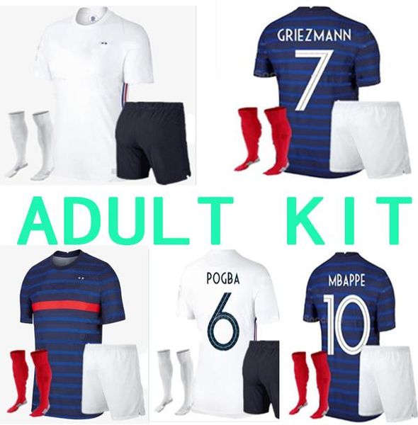 new 2020 2021 france kit soccer jersey mbappe griezmann kante pogba maillot de foot 20 2021 men kits set football shirts uniform, Black
new 2020 2021 france kit soccer jersey mbappe griezmann kante pogba maillot de foot 20 2021 men kits set football shirts uniform, Black