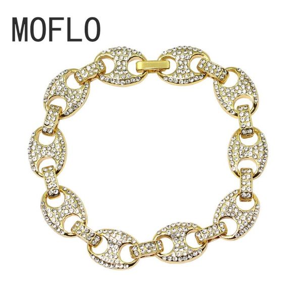 moflo 2020 new 12mm punk street hip hop char pig nose bracelet bling iced out chain alloy paved diamonds bracelet for rapper, Black
moflo 2020 new 12mm punk street hip hop char pig nose bracelet bling iced out chain alloy paved diamonds bracelet for rapper, Black