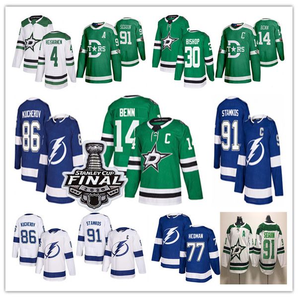 2020 stanley finals jersey hockey dallas stars 14 benn 91 seguin 4 heiskanen 47 radulov tampa bay lightning 91 stamkos 86 kucherov 77 hedman, Black;red
2020 stanley finals jersey hockey dallas stars 14 benn 91 seguin 4 heiskanen 47 radulov tampa bay lightning 91 stamkos 86 kucherov 77 hedman, Black;red