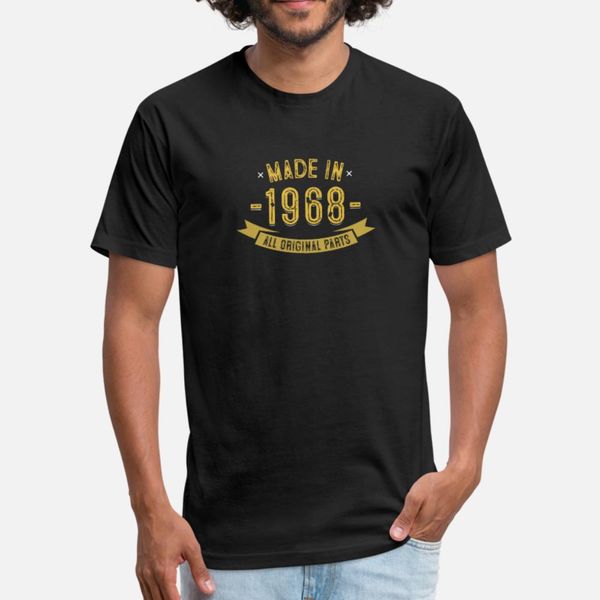 genuine made in 1968 50th birthday t shirt men customize short sleeve s-xxxl letters loose casual summer unique shirt, White;black
genuine made in 1968 50th birthday t shirt men customize short sleeve s-xxxl letters loose casual summer unique shirt, White;black
