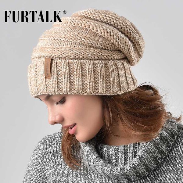 beanie/skull caps furtalk winter knitted hat women slouchy beanie for girls skullies cap a047, Blue;gray
beanie/skull caps furtalk winter knitted hat women slouchy beanie for girls skullies cap a047, Blue;gray