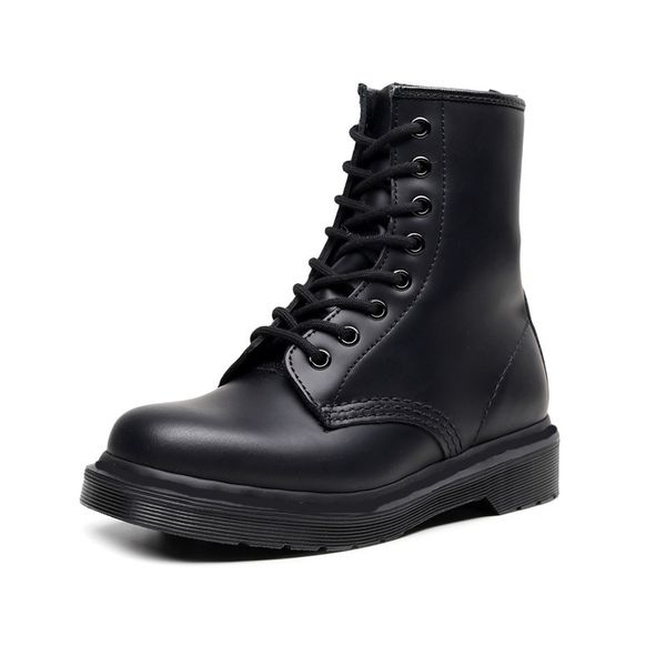 big size designer women shoes round toe genuine leather boots black 8 holes lace-up martin booties
big size designer women shoes round toe genuine leather boots black 8 holes lace-up martin booties
