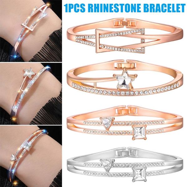 sparkling rhinestone bracelet fashion crystal bangle women daily wrist jewelry h9, Black
sparkling rhinestone bracelet fashion crystal bangle women daily wrist jewelry h9, Black