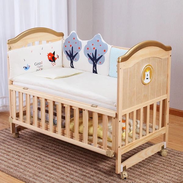 crib solid wood unpainted baby bb bed cradle bed multifunctional child newborn toddler stitching
crib solid wood unpainted baby bb bed cradle bed multifunctional child newborn toddler stitching