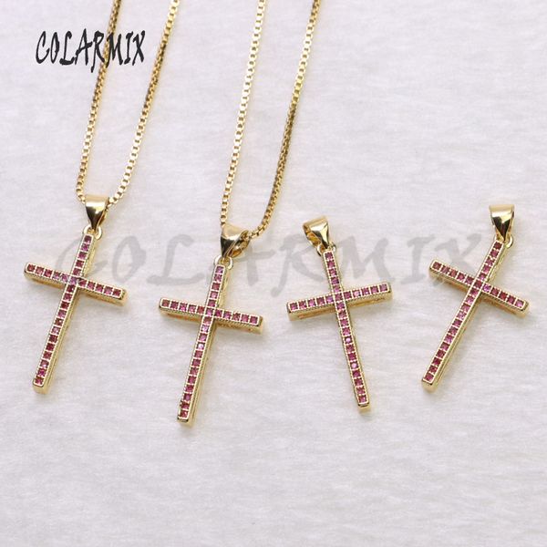 chains 10 strands cross charm necklace pink crystal pendants for women accessories jewels gift 5496, Silver
chains 10 strands cross charm necklace pink crystal pendants for women accessories jewels gift 5496, Silver