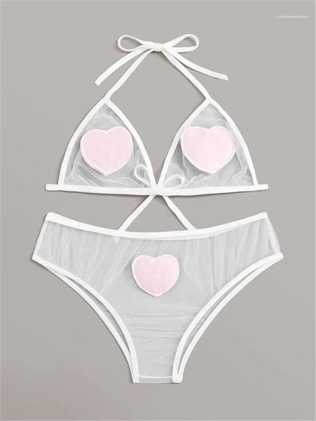 set women set female underwears gauze one piece briefs underwear three point type sexy, Black;white
set women set female underwears gauze one piece briefs underwear three point type sexy, Black;white