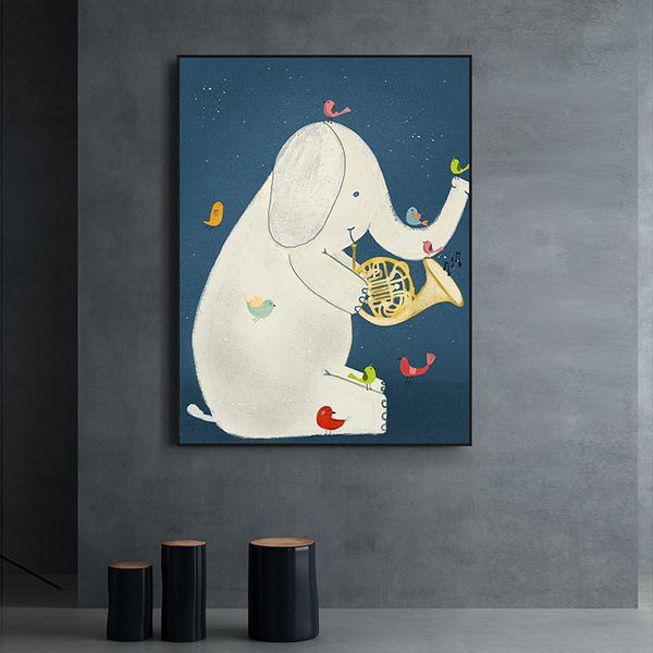 elephant playing the trumpet star canvas children poster print baby girl nursery wall art picture painting kids bedroom decor
elephant playing the trumpet star canvas children poster print baby girl nursery wall art picture painting kids bedroom decor