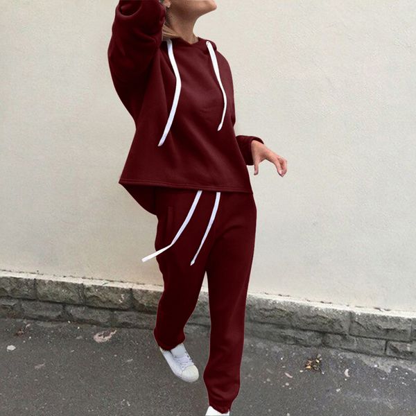 vertive solid color pullover women sports set casual long sleeve pullover sweatsuits skinny drawstring gym running pants, Black;blue
vertive solid color pullover women sports set casual long sleeve pullover sweatsuits skinny drawstring gym running pants, Black;blue
