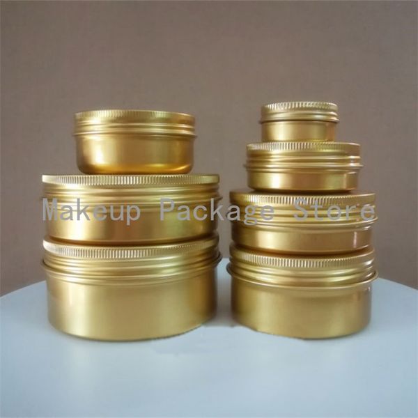 storage bottles & jars 30/50/60/80/100/150g ml refillable box gold empty round aluminum metal tin cosmetic cream diy jar pot
storage bottles & jars 30/50/60/80/100/150g ml refillable box gold empty round aluminum metal tin cosmetic cream diy jar pot
