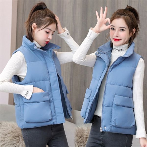 cotton winter new style waistcoat women's fashion short inner and outer wear down cotton casual warm women's high neck waistcoat, Black
cotton winter new style waistcoat women's fashion short inner and outer wear down cotton casual warm women's high neck waistcoat, Black