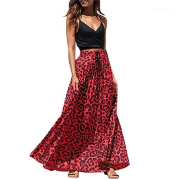 contrast color skirts female ankle length clothing womens designer leopard print skirts high waist ladies, Black
contrast color skirts female ankle length clothing womens designer leopard print skirts high waist ladies, Black