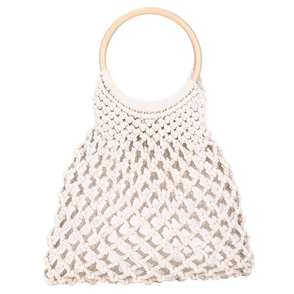 fashion popular woven bag mesh rope weaving tie buckle reticulate hollow straw bag no lined net shoulder
fashion popular woven bag mesh rope weaving tie buckle reticulate hollow straw bag no lined net shoulder