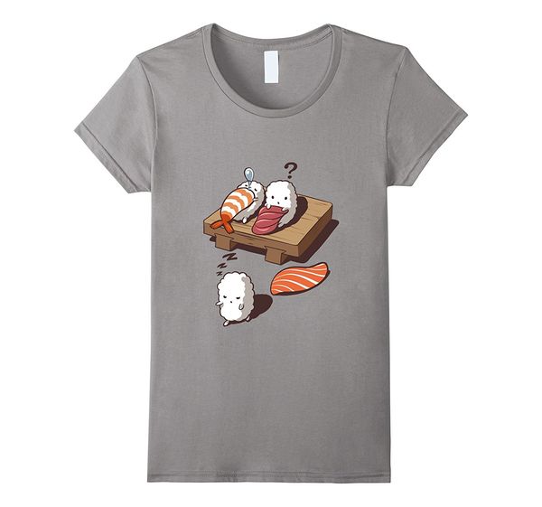2019 fashion t-shirt, funny sleep walking sushi, japanese foodie tee shirt