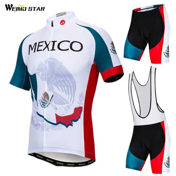 racing sets weimostar mexico team cycling jersey set summer men clothing bicycle clothes breathable mountain bike suit, Black;blue
racing sets weimostar mexico team cycling jersey set summer men clothing bicycle clothes breathable mountain bike suit, Black;blue