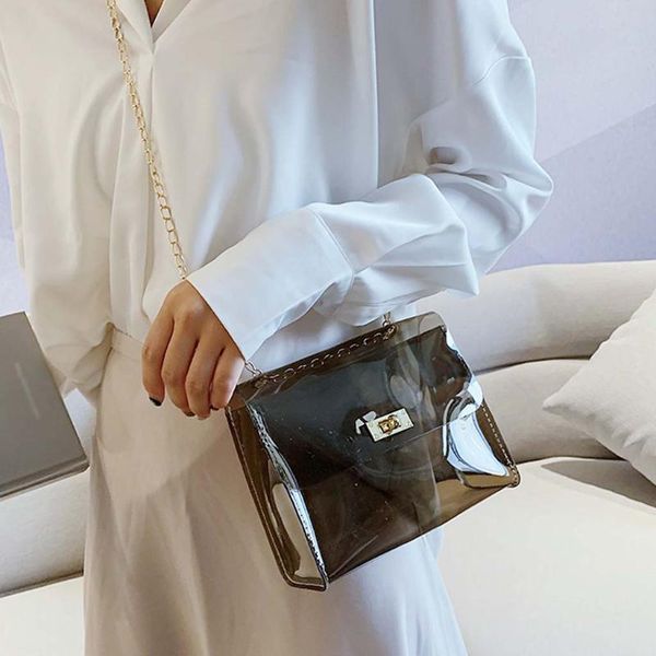 women fashion transparent shoulder bag 2020 jelly messenger bag solid color handbag coin phone purse bags bolsa feminina #p
women fashion transparent shoulder bag 2020 jelly messenger bag solid color handbag coin phone purse bags bolsa feminina #p