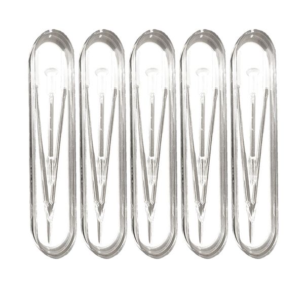 5 pcs clear portable travel eyes contact lens remover tool kit tweezer stick inserter set with soft tip, Silver
5 pcs clear portable travel eyes contact lens remover tool kit tweezer stick inserter set with soft tip, Silver