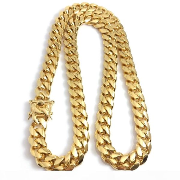 designer 18k gold plated necklace mens chain luxury miami cuban link chains necklaces men punk curb dragon-beard clasp hip hop necklace, Silver
designer 18k gold plated necklace mens chain luxury miami cuban link chains necklaces men punk curb dragon-beard clasp hip hop necklace, Silver