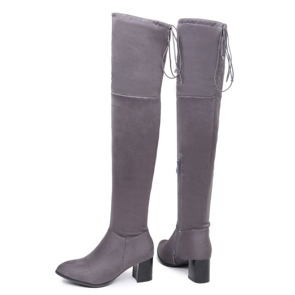 anovishana long women boots flock zipper autumn warm boots over the knee solid fashion casual botas feminina a845d, Black
anovishana long women boots flock zipper autumn warm boots over the knee solid fashion casual botas feminina a845d, Black