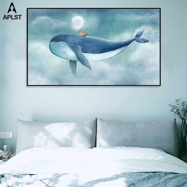 kids baby nursery room prints & posters decor flying whale little girl in the sky canvas painting nordic pictures wall art decor
kids baby nursery room prints & posters decor flying whale little girl in the sky canvas painting nordic pictures wall art decor