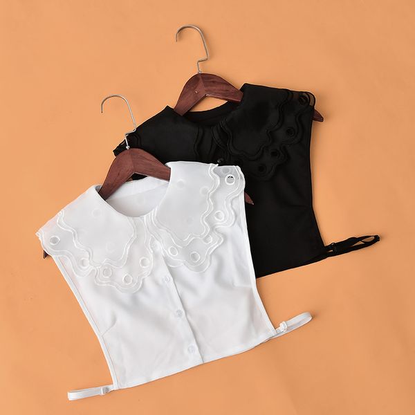 women sweater shirt fake collar embroidery hollow out lace flower rhinestone chiffon cotton detachable false collar blouse, Black;gray
women sweater shirt fake collar embroidery hollow out lace flower rhinestone chiffon cotton detachable false collar blouse, Black;gray