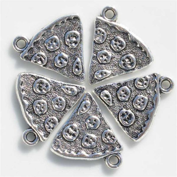 10 slice of pizza metal tone charm pizza charm for diy jewelry 21x19mm, Bronze;silver
10 slice of pizza metal tone charm pizza charm for diy jewelry 21x19mm, Bronze;silver