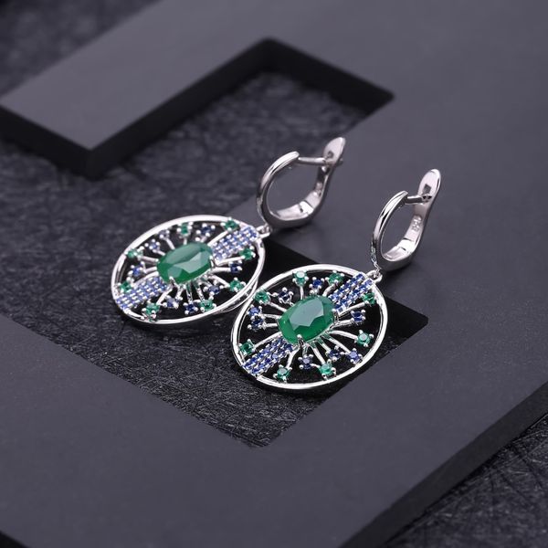 gems ballet 2.58ct natural agate gemstone earrings 925 sterling sliver vintage palace drop earrings for women fine jewelry, Golden;silver
gems ballet 2.58ct natural agate gemstone earrings 925 sterling sliver vintage palace drop earrings for women fine jewelry, Golden;silver