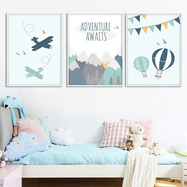 adventure quote nursery child poster cartoon mountain airplane print wall art canvas painting nordic kid room decoration picture
adventure quote nursery child poster cartoon mountain airplane print wall art canvas painting nordic kid room decoration picture