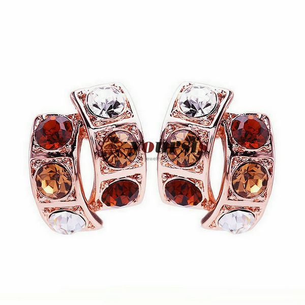 yoursfs crystal flower earrings fashion womens bohemia imitation multi gems stone 18k rose gold plated studs earrings, Golden;silver
yoursfs crystal flower earrings fashion womens bohemia imitation multi gems stone 18k rose gold plated studs earrings, Golden;silver