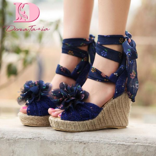 doratasia 2020 новая мода сладкий женщины сандалии клинья peep toe платформы цветочные насосы summer party женщина обувь, Black
doratasia 2020 новая мода сладкий женщины сандалии клинья peep toe платформы цветочные насосы summer party женщина обувь, Black
