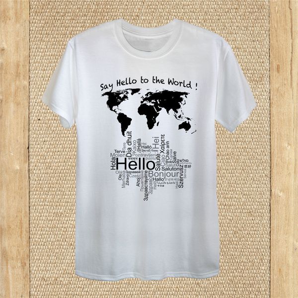 hello world t - shirt language travel happy earth nation design men women fitted fashion tee shirt
hello world t - shirt language travel happy earth nation design men women fitted fashion tee shirt