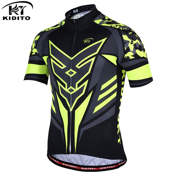 kiditokt 100% polyester cycling jersey summer breathable bike clothes sportwear bicycle clothing maillot roupas ciclismo uniform, Black;red
kiditokt 100% polyester cycling jersey summer breathable bike clothes sportwear bicycle clothing maillot roupas ciclismo uniform, Black;red