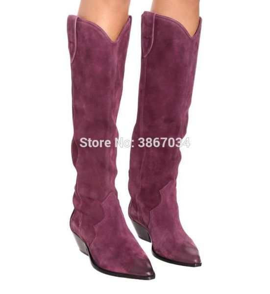 shooegle motorcycle knee high boots women suede cowboy boots cuben heels pointed toe long western shoes autumn winter, Black
shooegle motorcycle knee high boots women suede cowboy boots cuben heels pointed toe long western shoes autumn winter, Black