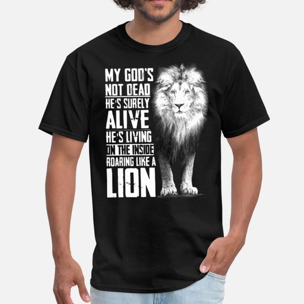 my gods not dead he si surely alive he is living o t shirt men designer cotton s-xxxl basic solid crazy comical summer letter shirt
my gods not dead he si surely alive he is living o t shirt men designer cotton s-xxxl basic solid crazy comical summer letter shirt