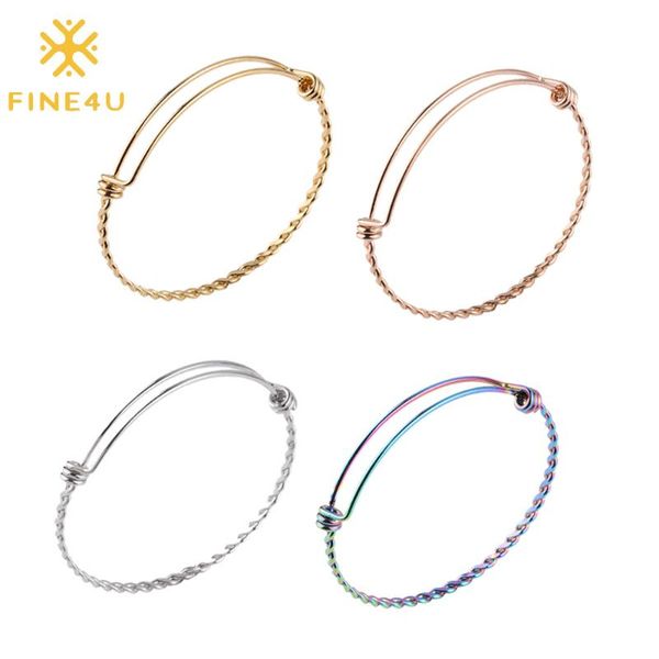 fine4u b416 expandable bangle bracelet adjustable bracelets twisted wire bangle for women diy jewelry making, Golden;silver
fine4u b416 expandable bangle bracelet adjustable bracelets twisted wire bangle for women diy jewelry making, Golden;silver