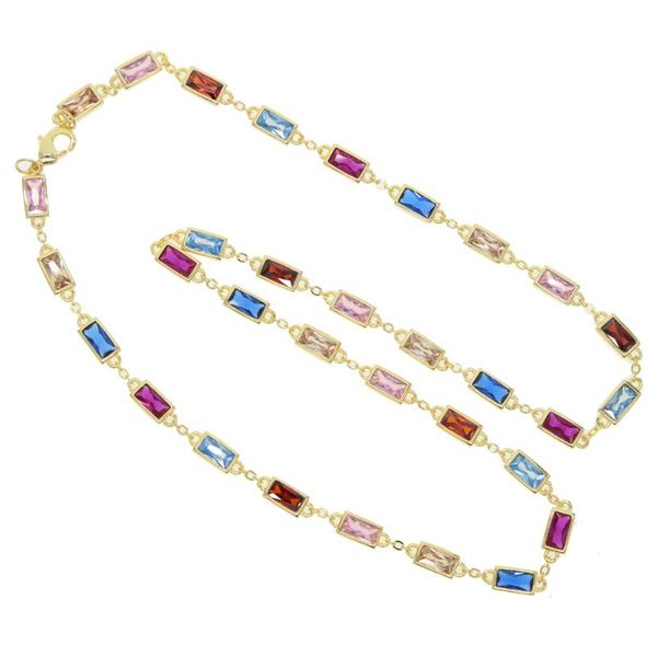 chains 2021 sparking cz fashion colorful cute charm crystal link choker delicate necklaces & pendants jewelry, Silver
chains 2021 sparking cz fashion colorful cute charm crystal link choker delicate necklaces & pendants jewelry, Silver