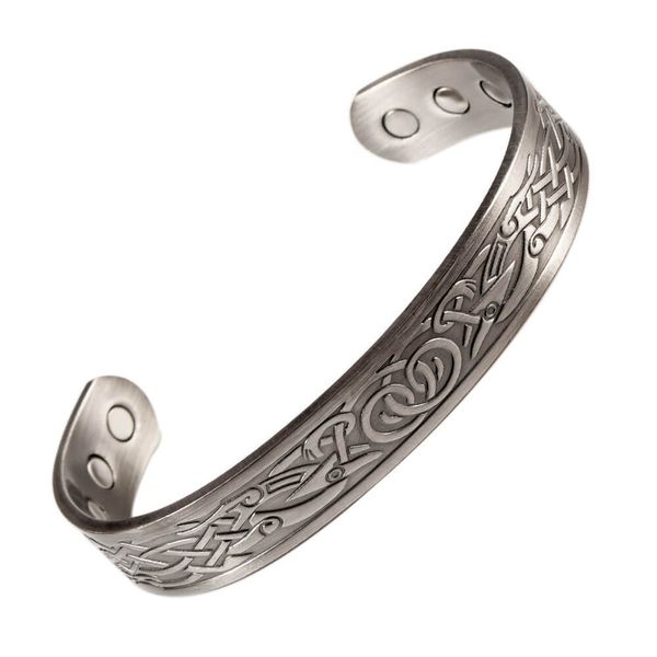 inox wholesale copper fashion metal mens hand accessories magnetic cuff bracelet jewelry, Silver
inox wholesale copper fashion metal mens hand accessories magnetic cuff bracelet jewelry, Silver