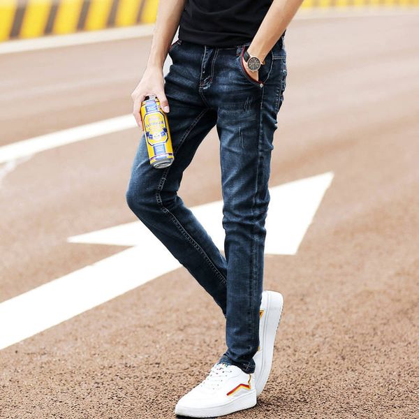 spring jeans, men's body, stretch trousers, men's korean style, pants, boys 'and teenagers' pants. stretch jeans, Blue
spring jeans, men's body, stretch trousers, men's korean style, pants, boys 'and teenagers' pants. stretch jeans, Blue