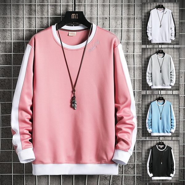 2020 autumn new couple round neck sweater men's loose long sleeve solid sweater shirt shirt color men's clothing, Black
2020 autumn new couple round neck sweater men's loose long sleeve solid sweater shirt shirt color men's clothing, Black