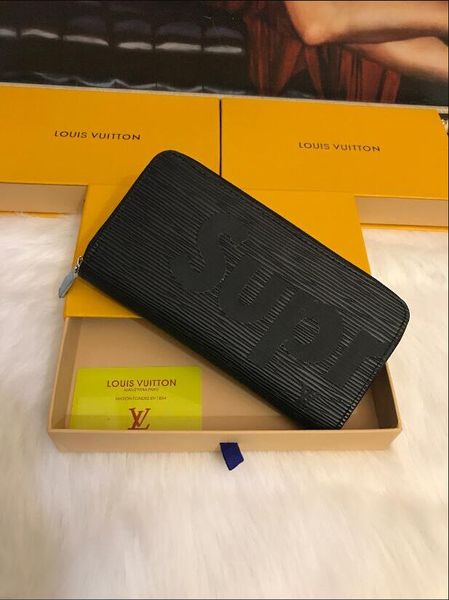 2020 bag wholesale 2 colors fashion single zipper designer men women leather wallet lady ladies long purse with orange box card 60017 a4, Red;black
2020 bag wholesale 2 colors fashion single zipper designer men women leather wallet lady ladies long purse with orange box card 60017 a4, Red;black