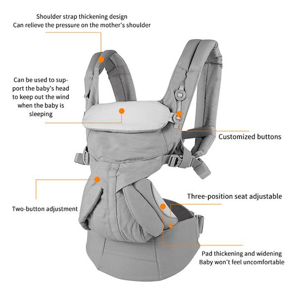 Egobaby Omni 360 Baby Carrier Multifunction Breathable Infant Carrier Backpack Kid Carriage Toddler Baby Sling Wrap Suspenders