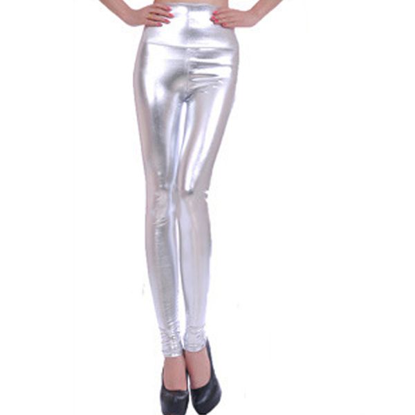 women's pants & capris lady fashion slim high waist leggings women shiny silver high-waisted stretch pencil, Black;white
women's pants & capris lady fashion slim high waist leggings women shiny silver high-waisted stretch pencil, Black;white