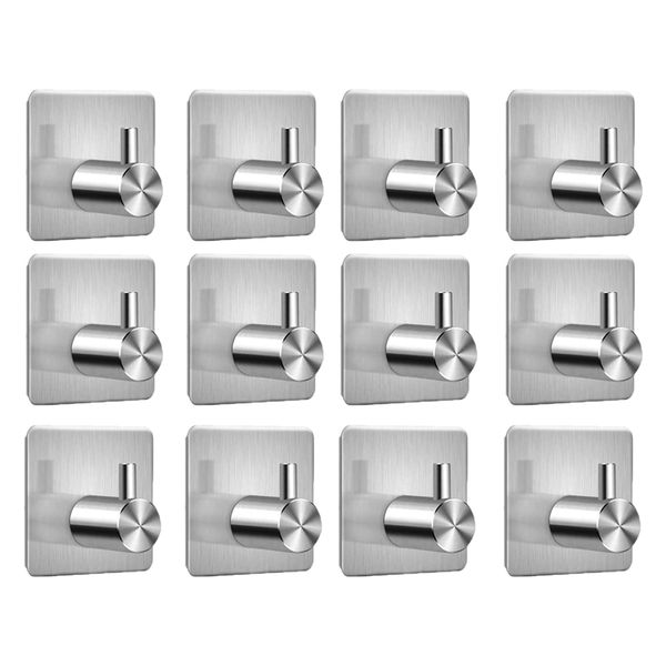 towel hook 12 pieces towel rack wall hooks adhesive hooks self-adhesive perfect made without drilling stainless
towel hook 12 pieces towel rack wall hooks adhesive hooks self-adhesive perfect made without drilling stainless