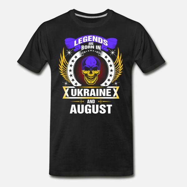 legends born in ukraine and august t shirt men design tee shirt round collar clothes famous new fashion spring pictures shirt 
legends born in ukraine and august t shirt men design tee shirt round collar clothes famous new fashion spring pictures shirt