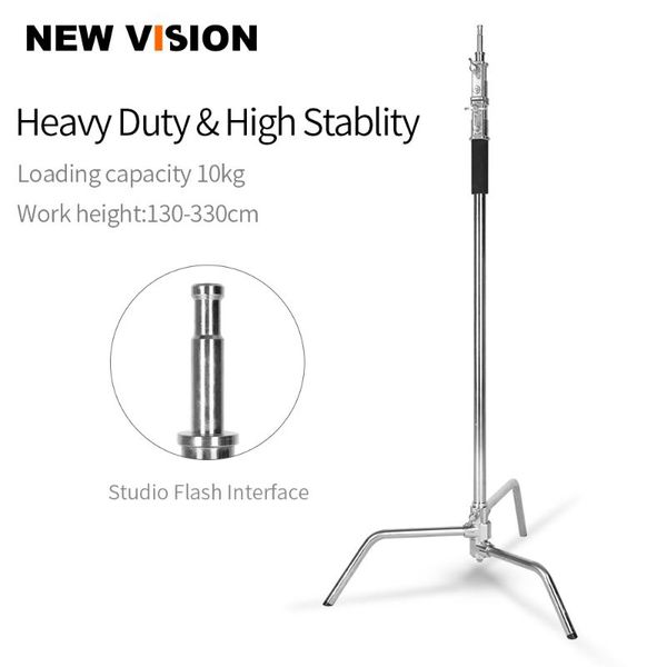 lighting & studio accessories stainless steel heavy duty c-stand, 5-10 feet 1.5-3 meters adjustable pographic sturdy tripod for softboxes,fl
lighting & studio accessories stainless steel heavy duty c-stand, 5-10 feet 1.5-3 meters adjustable pographic sturdy tripod for softboxes,fl