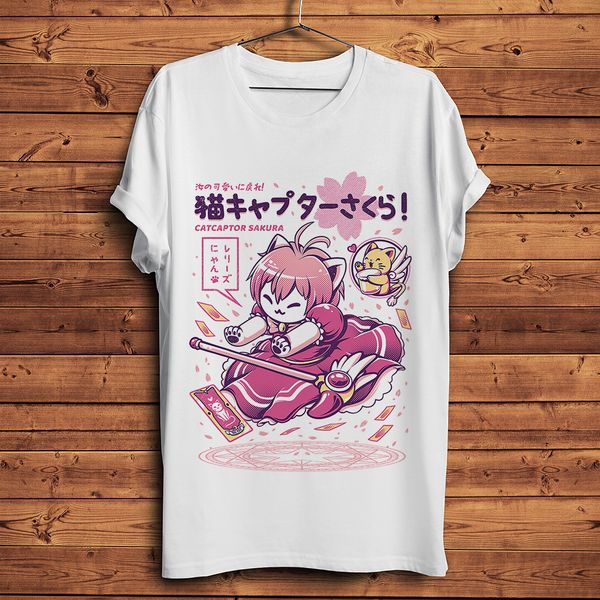 card captor kinomoto sakura meow cat funny anime tshirt men white short casual homme kawaii harajuku streetwear t shirt
card captor kinomoto sakura meow cat funny anime tshirt men white short casual homme kawaii harajuku streetwear t shirt