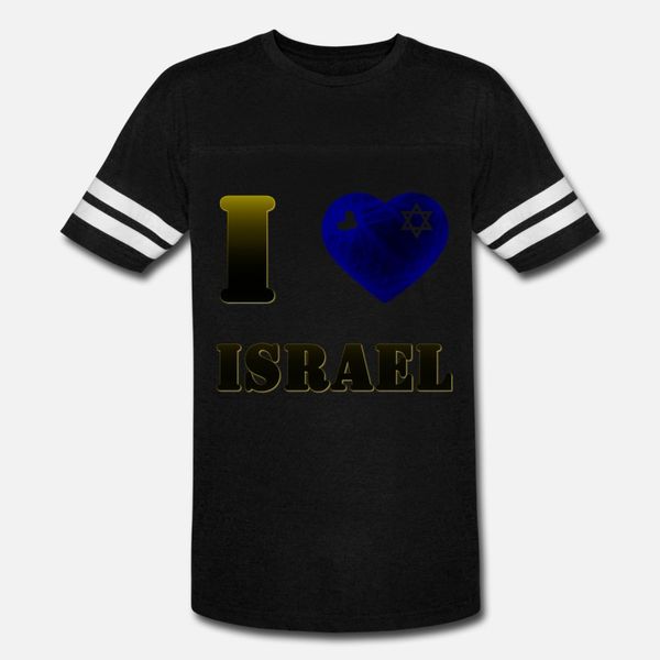 i love israel 3d2 b t t shirt men personalized cotton o-neck standard fit fashion summer style slim shirt