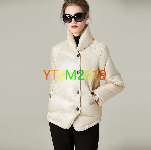 down coat women's down wear with stand collar white duck down wear solid color outdoor warm feather, Black
down coat women's down wear with stand collar white duck down wear solid color outdoor warm feather, Black